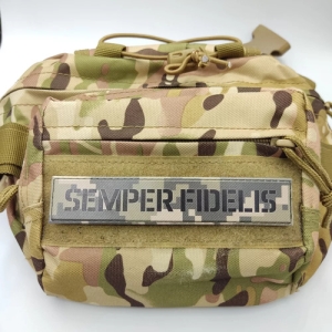 Військовий шеврон Збройні сили України Semper Fidelis піксель