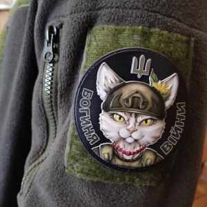 Шеврон Богиня войны объемный