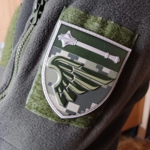 Шеврон ЗСУ 135 окремий батальйон управління ДШВ піксель
