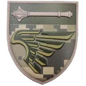 Шеврон ВСУ 135 отдельный батальон управления ДШВ пиксель