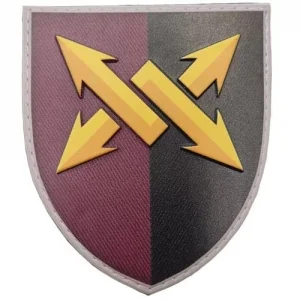 Шеврон ЗСУ 347 інформаційно-комунікаційний вузол ДШВ