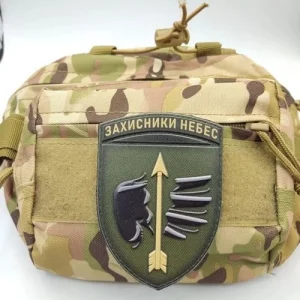 Шеврон ЗСУ 160 одеська ЗРБ Захисники небес олива