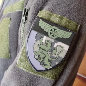 Шеврон 1 окрема бригада Княза Лева піксель