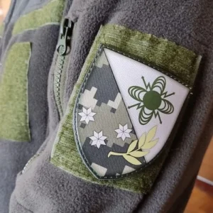 Шеврон ЗСУ 57 окремий полк зв'язку та радіотехнічного забезпечення піксель