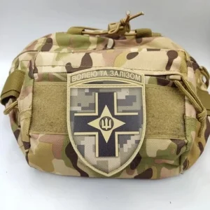 Шеврон ЗСУ Волею та залізом піксель