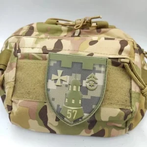 Шеврон ЗСУ 57 ОБ 104 ТрО піксель