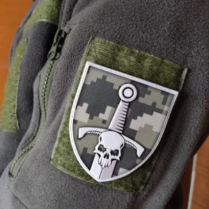 Шеврон ЗСУ 33 окрема механізована бригада піксель