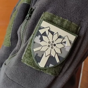 Шеврон ЗСУ 128 окрема гірсько-штурмова Закарпатська бригада ОК Захід піксель