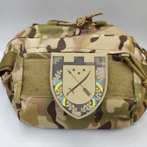 Шеврон ВСУ 128 отдельная бригада ТРО пиксель