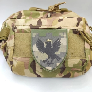 Шеврон ТрО 102 бригады ВСУ Ивано-Франковск пиксель