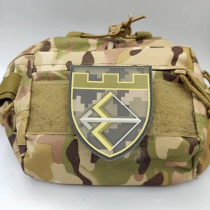 Нашивка ТрО 241 бригады ВСУ пиксель