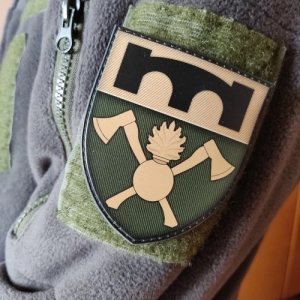 Шеврон ВСУ 16 отдельный полк оперативного обеспечения олива