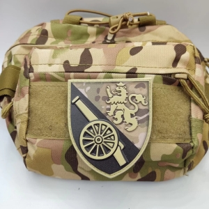 Шеврон ВСУ 45 ОАБр Железо – в сталь, народ – в нацию мультикам