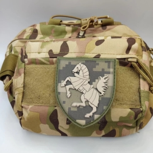 Шеврон ЗСУ 1-ша танкова сіверська бригада ОК Північ піксель