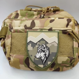 Шеврон 8-й окремий гірсько-штурмовий батальйон піксель