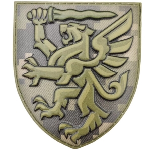 Шеврон ЗСУ 80 ОДШБр піксель