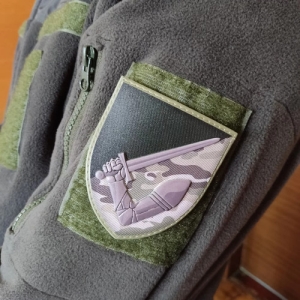 Шеврон рука з мечем 117-та ОМБр мультикам