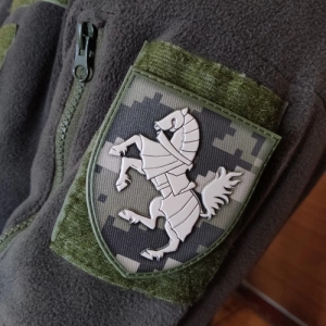 Шеврон ЗСУ 1-ша танкова сіверська бригада ОК Північ піксель