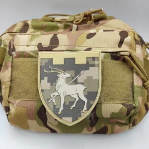 Шеврон ТрО 123 бригади ЗСУ Миколаїв піксель