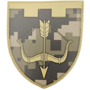 Шеврон ТрО 118 бригады ВСУ Черкассы пиксель