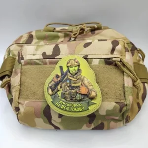 Шеврон Маска Военный на всю голову