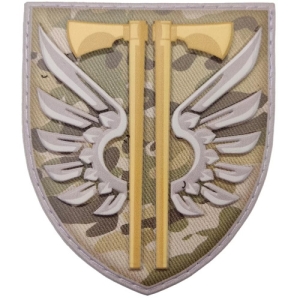 Шеврон ЗСУ 77 окрема аеромобільна бригада новий мультикам