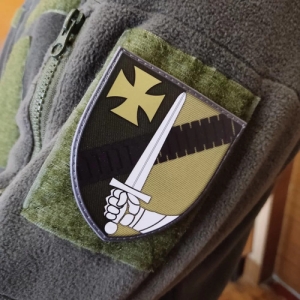 Шеврон ВСУ 117 ОМБр 3 механизированный батальон олива