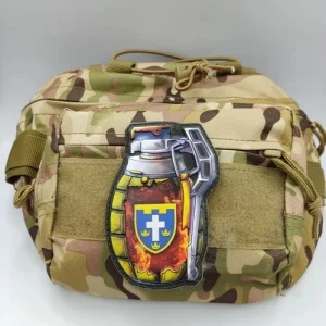 Шеврон граната ТрО 124 бригади ЗСУ Херсон