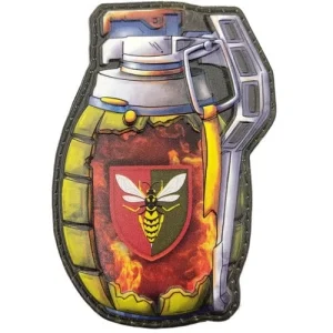 Шеврон граната 38 зенітний ракетний полк ОК Південь