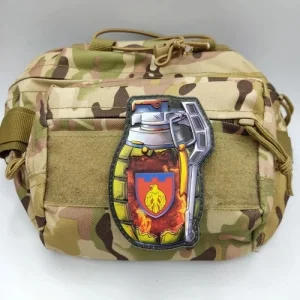 Шеврон граната ТрО 121 бригади ЗСУ Кіровоград