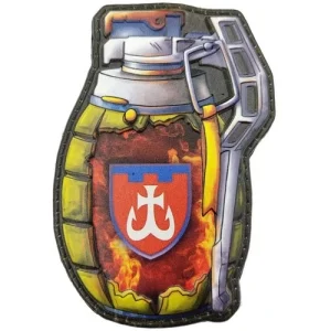 Шеврон граната ТрО 120 бригади ЗСУ Вінниця