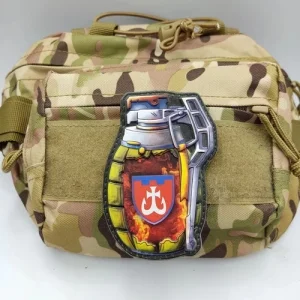 Шеврон граната ТрО 120 бригади ЗСУ Вінниця
