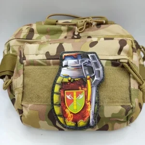 Шеврон граната 26 окрема артилерійська бригада ОК Північ