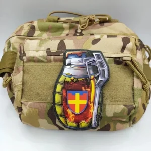 Шеврон граната ТрО 115 бригади ЗСУ Житомир