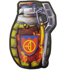 Шеврон граната ТрО 112 бригады ВСУ Киев