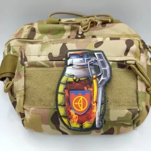 Шеврон граната ТрО 112 бригади ЗСУ Київ