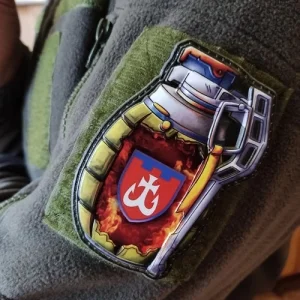 Шеврон граната ТрО 120 бригади ЗСУ Вінниця