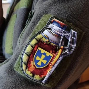 Шеврон граната ТрО 116 бригади ЗСУ Полтава