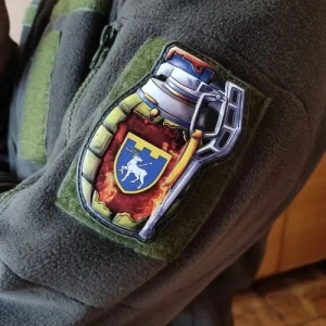 Шеврон граната ТрО 123 бригади ЗСУ Миколаїв