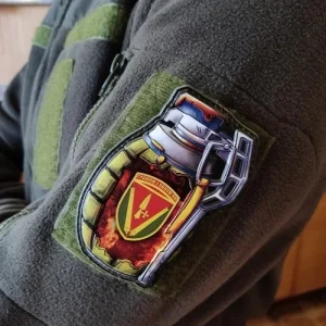 Шеврон граната 40 окрема артилерійська бригада