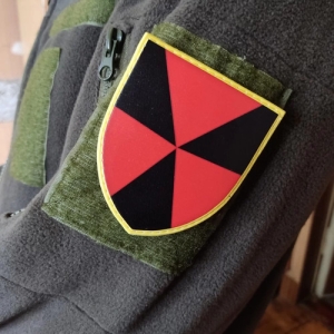 Шеврон ЗСУ 74 окремий полк РХБЗ сухопутних військ