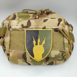 Шеврон ЗСУ 76 окремий полк зв'язку та радіотехнічного забезпечення олива