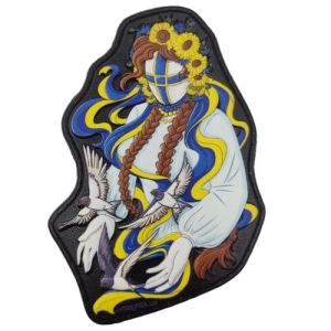 Шеврон Мотанка блакитно-жовта