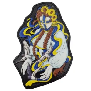 Шеврон Мотанка блакитно-жовта