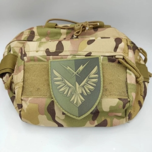 Шеврон ЗСУ 319 окремий інформаційно-телекомунікаційний вузол зв'язку олива