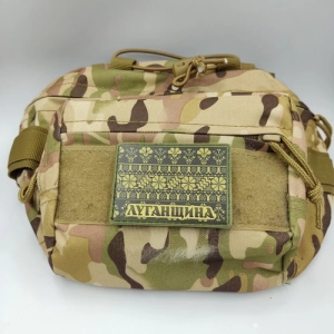 Шеврон Вышивка Луганщина олива