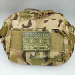 Шеврон Вишивка Житомирщина олива