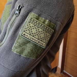 Шеврон Вышивка Житомирщина олива