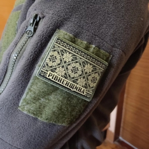 Шеврон Вышивка Ровенщина олива