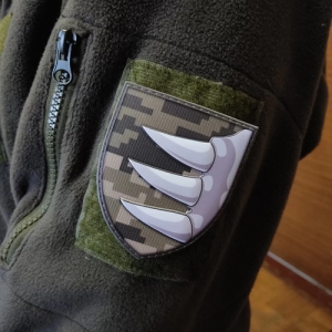 Шеврон ЗСУ 156 ОМБр піксель